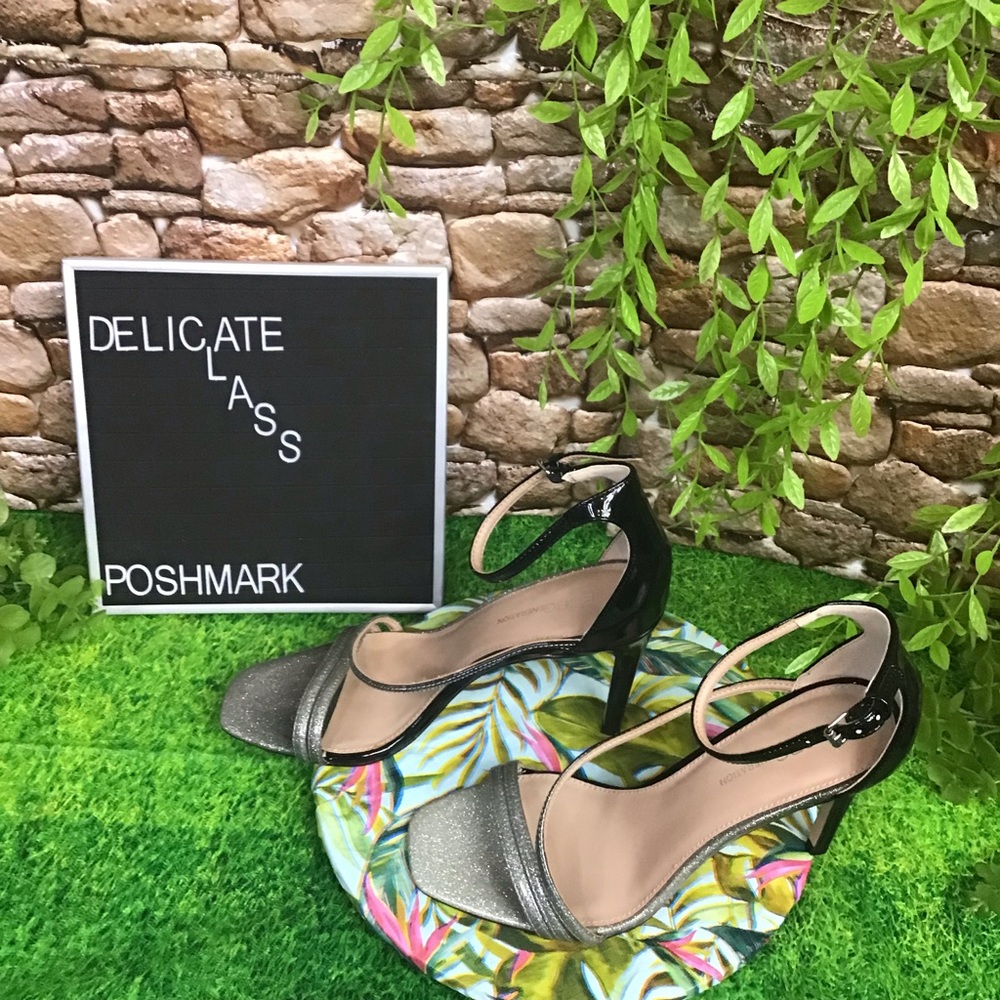 BCBGeneration shiny Isabel ombré sandals
